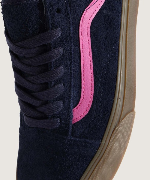 VANS(バンズ)の「オールドスクール ヘアリースエード / Old Skool HAIRY SUEDE NAVY/PIN VN000E9T3E01(スニーカー・メンズ・ネイビー・4/4.5/5/7/6.5/6/5.5)」の5枚目の写真