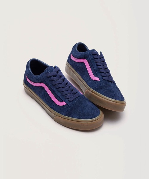 VANS(バンズ)の「オールドスクール ヘアリースエード / Old Skool HAIRY SUEDE NAVY/PIN VN000E9T3E01(スニーカー・メンズ・ネイビー・4/4.5/5/7/6.5/6/5.5)」の10枚目の写真