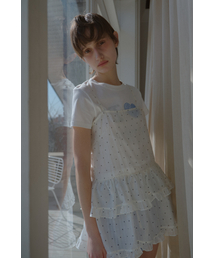 LETERIE（レテリー）の「CANCAN LAYERED ONEPIECE_DOT IVORY（ワンピース）」