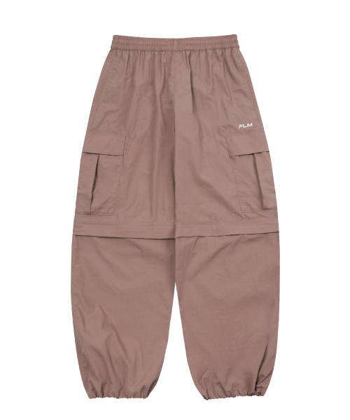 F.ILLUMINATE（フィルミネイト）の「コンバーチブルカーゴパンツ-ブリック（スウェットパンツ・レディース・その他・SMALL/MEDIUM/LARGE）」の2枚目の写真