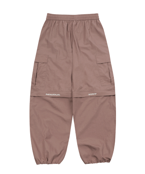F.ILLUMINATE（フィルミネイト）の「コンバーチブルカーゴパンツ-ブリック（スウェットパンツ・レディース・その他・SMALL/MEDIUM/LARGE）」の3枚目の写真