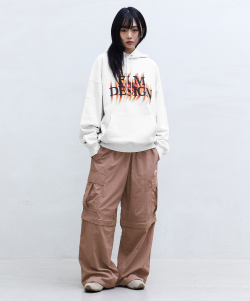 F.ILLUMINATE（フィルミネイト）の「コンバーチブルカーゴパンツ-ブリック（スウェットパンツ・レディース・その他・SMALL/MEDIUM/LARGE）」の5枚目の写真