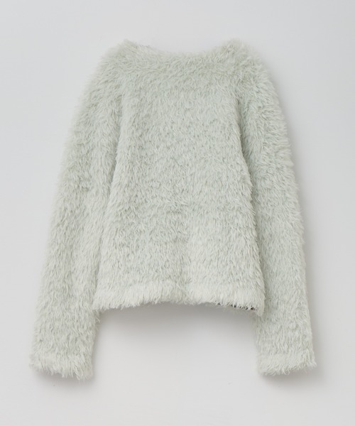 Muel Chic(ミュエルシック)の「Malta knit cardigan マルタニットカーディガン(カーディガン/ボレロ・レディース・オフホワイト/ベージュ/ブラック/ミント・FREE)」の6枚目の写真