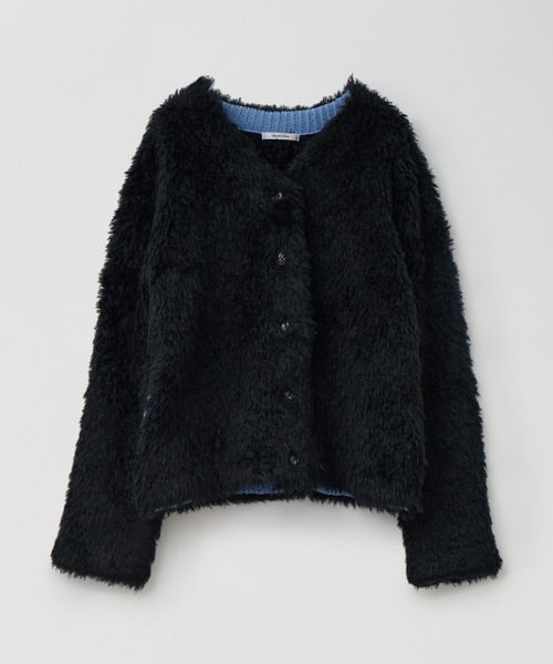 Muel Chic(ミュエルシック)の「Malta knit cardigan マルタニットカーディガン(カーディガン/ボレロ・レディース・オフホワイト/ベージュ/ブラック/ミント・FREE)」の9枚目の写真