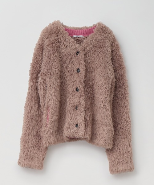 Muel Chic(ミュエルシック)の「Malta knit cardigan マルタニットカーディガン(カーディガン/ボレロ・レディース・オフホワイト/ベージュ/ブラック/ミント・FREE)」の8枚目の写真