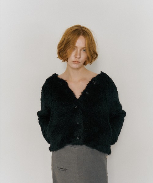 Muel Chic(ミュエルシック)の「Malta knit cardigan マルタニットカーディガン(カーディガン/ボレロ・レディース・オフホワイト/ベージュ/ブラック/ミント・FREE)」の22枚目の写真