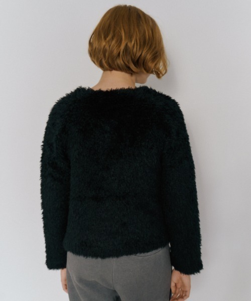 Muel Chic(ミュエルシック)の「Malta knit cardigan マルタニットカーディガン(カーディガン/ボレロ・レディース・オフホワイト/ベージュ/ブラック/ミント・FREE)」の19枚目の写真