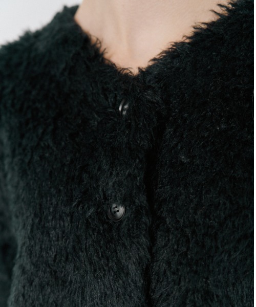Muel Chic(ミュエルシック)の「Malta knit cardigan マルタニットカーディガン(カーディガン/ボレロ・レディース・オフホワイト/ベージュ/ブラック/ミント・FREE)」の17枚目の写真