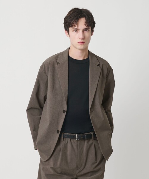 BEAUTY&YOUTH UNITED ARROWS（ビューティーアンドユースユナイテッドアローズ）の「360°MASTER 2.0 リラックス 2ボタン ジャケット セットアップ対応 ストレッチ 撥水（テーラードジャケット・メンズ・ブラック/グレー・S/M/L/XL）」の2枚目の写真