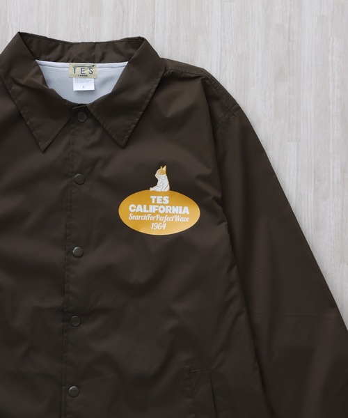 The Endless Summer（エンドレスサマー）の「TES CALIFORNIA CREW COACH JACKET / コーチジャケット（ナイロンジャケット・メンズ・ブラック/チャコール/ネイビー/ブラウン・LARGE/MEDIUM/SMALL/X-LARGE/XX-LARGE）」の18枚目の写真