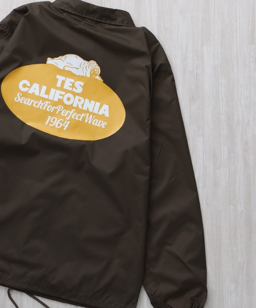 The Endless Summer（エンドレスサマー）の「TES CALIFORNIA CREW COACH JACKET / コーチジャケット（ナイロンジャケット・メンズ・ブラック/チャコール/ネイビー/ブラウン・LARGE/MEDIUM/SMALL/X-LARGE/XX-LARGE）」の21枚目の写真