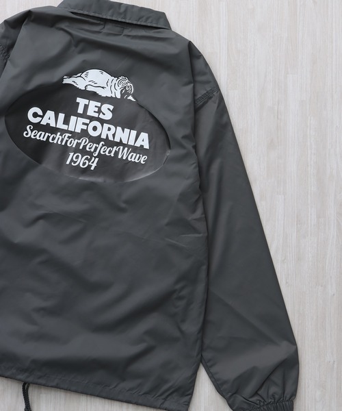 The Endless Summer（エンドレスサマー）の「TES CALIFORNIA CREW COACH JACKET / コーチジャケット（ナイロンジャケット・メンズ・ブラック/チャコール/ネイビー/ブラウン・LARGE/MEDIUM/SMALL/X-LARGE/XX-LARGE）」の16枚目の写真