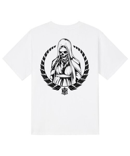 KAN6312(カン6312)の「KTW0059 スンベイ 半袖Tシャツ - ホワイト(Tシャツ/カットソー・メンズ・その他・SMALL/X-LARGE/LARGE/MEDIUM)」の1枚目の写真