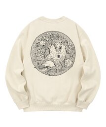 KMC0141 オウル起毛スウェット - クリーム