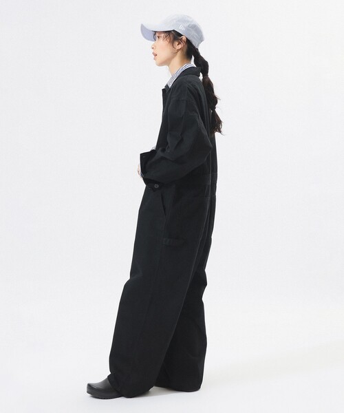 BEAMS BOY(ビームスボーイ)の「ギミック オールインワン(サロペット/オーバーオール・レディース・ホワイト系その他7/ブラック・1/2)」の10枚目の写真