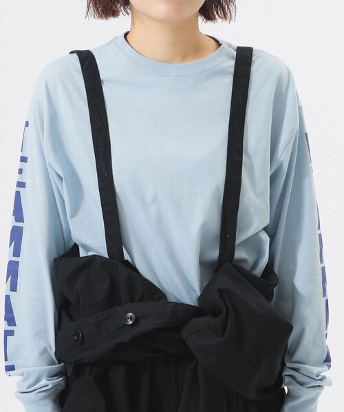 BEAMS BOY(ビームスボーイ)の「ギミック オールインワン(サロペット/オーバーオール・レディース・ホワイト系その他7/ブラック・1/2)」の19枚目の写真