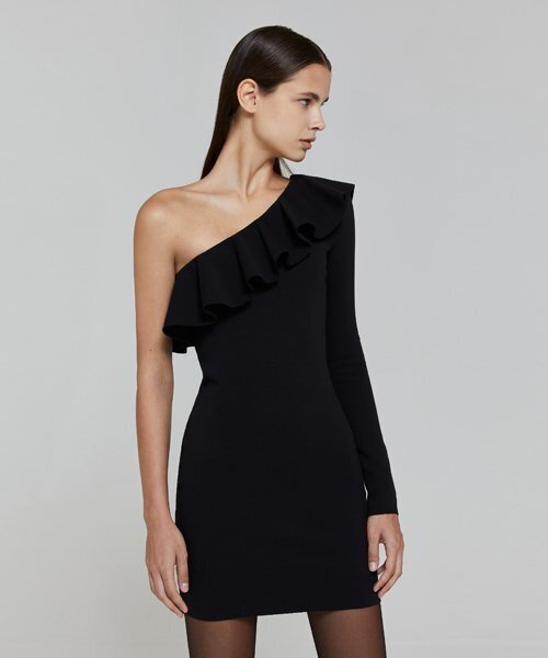 LADY VOLUME(レディーボリューム)の「FLARE ONE SHOULDER DRESS_BLACK(ワンピース・レディース・その他・MEDIUM/SMALL)」の4枚目の写真