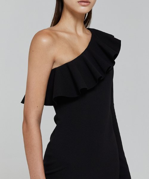 LADY VOLUME(レディーボリューム)の「FLARE ONE SHOULDER DRESS_BLACK(ワンピース・レディース・その他・MEDIUM/SMALL)」の6枚目の写真