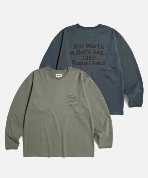 ESPIONAGE（エスピオナジ）の「Tunnel Rats Heavyweight L/S Tee Stone（Tシャツ/カットソー・レディース・その他・MEDIUM/LARGE/X-LARGE）」の3枚目の写真