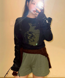 Majournee（マジョネ）の「STRIPE TRUNK SHORTS_GREEN（その他パンツ）」