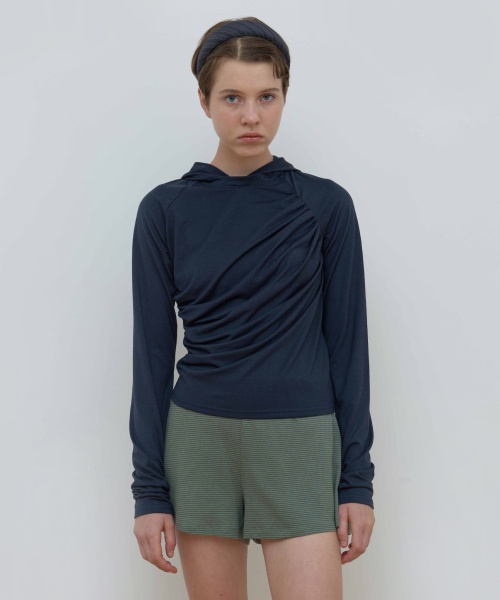 Majournee(マジョネ)の「STRIPE TRUNK SHORTS_GREEN(その他パンツ・レディース・グリーン・ONE SIZE)」の1枚目の写真