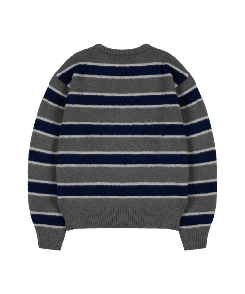 kaifai(カイファイ)の「クシストライプニット(ネイビー)K25ZB169(ニット/セーター・レディース・その他・MEDIUM/LARGE)」の2枚目の写真