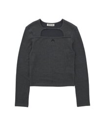 ストラップポイントTシャツ [CHARCOAL]