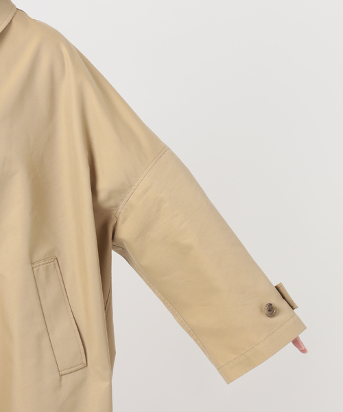 ネイビーのみWEB限定》ドルマンスリーブコート（ステンカラーコート