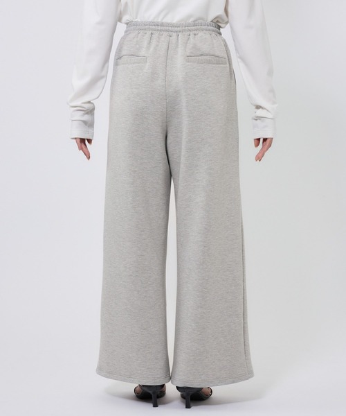 BARNYARDSTORM（バンヤードストーム）の「BARNYARDSTORM / 裏起毛ソフトワイドパンツ / マシンウォッシャブル（その他パンツ・レディース・アイボリー/ブラック/ライトグレー・FREE）」の10枚目の写真