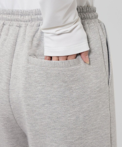 BARNYARDSTORM（バンヤードストーム）の「BARNYARDSTORM / 裏起毛ソフトワイドパンツ / マシンウォッシャブル（その他パンツ・レディース・アイボリー/ブラック/ライトグレー・FREE）」の6枚目の写真