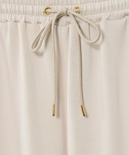 BARNYARDSTORM（バンヤードストーム）の「BARNYARDSTORM / 裏起毛ソフトワイドパンツ / マシンウォッシャブル（その他パンツ・レディース・アイボリー/ブラック/ライトグレー・FREE）」の9枚目の写真