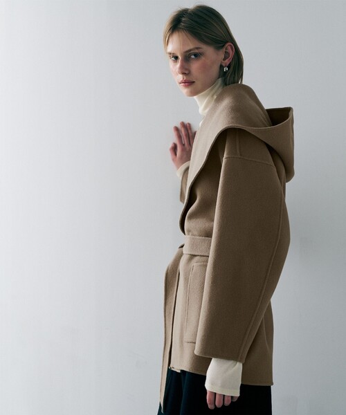 メルトンリバー フーデットコート（その他アウター）｜uncrave