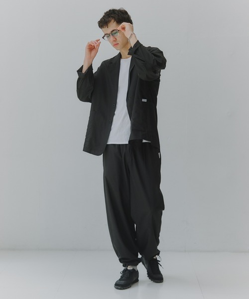 MAISON CLUB(メゾンクラブ)の「【MAISON CLUB】SUPER LIGHT TECH TRAVEL 2B JACKET/超軽量リップストップ素材/Tech Nylon Jacket /テックジャケット(テーラードジャケット・メンズ・カーキ/ブラック/ネイビー・L/M)」の18枚目の写真