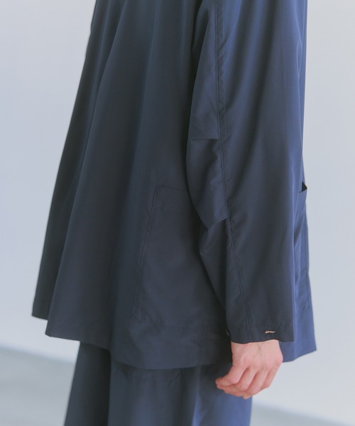 MAISON CLUB(メゾンクラブ)の「【MAISON CLUB】SUPER LIGHT TECH TRAVEL 2B JACKET/超軽量リップストップ素材/Tech Nylon Jacket /テックジャケット(テーラードジャケット・メンズ・カーキ/ブラック/ネイビー・L/M)」の20枚目の写真