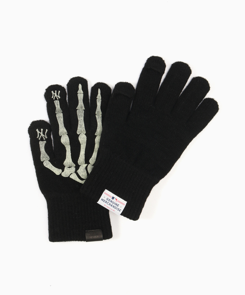 JOINT WORKS（ジョイントワークス）の「MLB×INFIELDER DESIGN MLB BONE GLOVE（手袋・メンズ・ブルー/ネイビー/ブラック・FREE）」の2枚目の写真