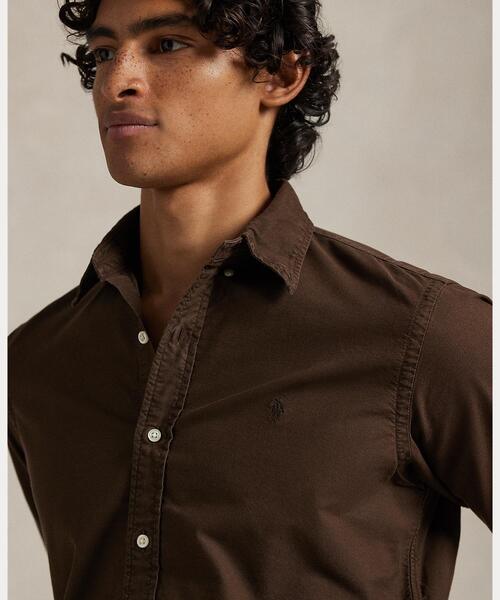 POLO RALPH LAUREN（ポロ ラルフ ローレン）の「クラシック フィット ガーメントダイド オックスフォード シャツ（シャツ/ブラウス・メンズ・ブラウン系・S/M/L/XXL/XS/XL）」の3枚目の写真