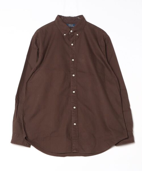 POLO RALPH LAUREN（ポロ ラルフ ローレン）の「クラシック フィット ガーメントダイド オックスフォード シャツ（シャツ/ブラウス・メンズ・ブラウン系・S/M/L/XXL/XS/XL）」の5枚目の写真