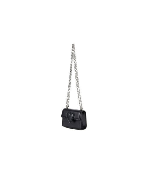 CHRISTINE PROJECT(クリスティンプロジェクト)の「TWIST HEART MICRO BAG(BLACK PEPPER)(メッセンジャーバッグ・レディース・その他・FREE)」の7枚目の写真