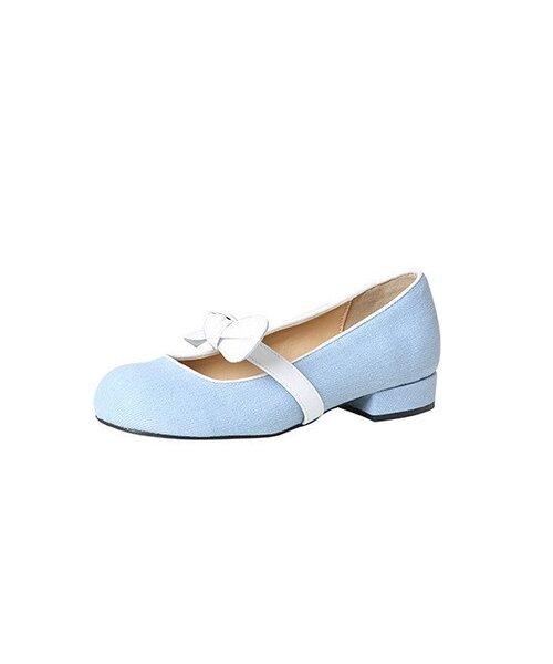 LEVASE（ルバズ）の「e.g) new emma pumps-denim 2cm（パンプス・レディース・その他・38/35/36/37/36.5/37.5/35.5/39.5/38.5）」の2枚目の写真