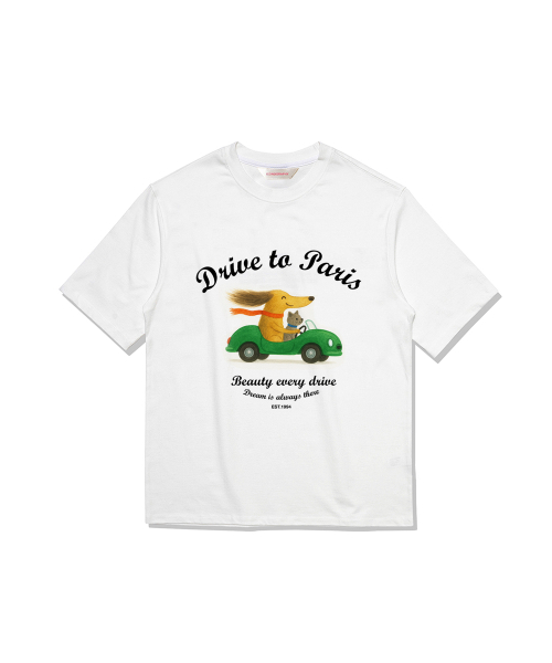 ICONOGRAPHY(アイコノグラフィー)の「MKL Drive to Paris IV(Tシャツ/カットソー・レディース・アイボリー・FREE)」の3枚目の写真