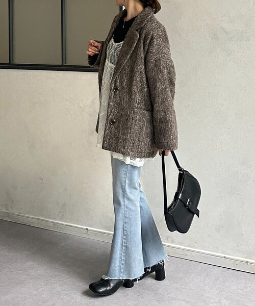 Thevon（ゼボン）の「レースキャミチュニック（チュニック・レディース・アイボリー/ホワイト系その他/ブラック・FREE）」の16枚目の写真