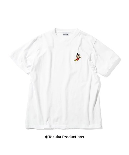 HOMEGAME（ホームゲーム）の「HOMEGAME x 鉄腕アトム - Tシャツ[HOMEGAME x ATOM EMBROIDERED TEE HG250147]（Tシャツ/カットソー・メンズ・ブラック/ホワイト・MEDIUM/SMALL/X-LARGE/LARGE）」の2枚目の写真