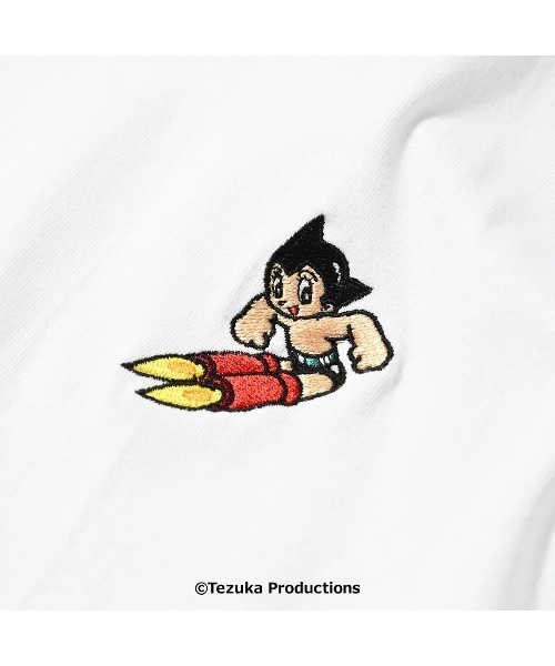 HOMEGAME（ホームゲーム）の「HOMEGAME x 鉄腕アトム - Tシャツ[HOMEGAME x ATOM EMBROIDERED TEE HG250147]（Tシャツ/カットソー・メンズ・ブラック/ホワイト・MEDIUM/SMALL/X-LARGE/LARGE）」の4枚目の写真