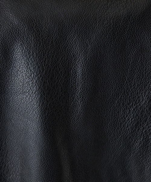 Lui's（ルイス）の「モダンシンセテックレザーブルゾン（ブルゾン・メンズ・ダークブラウン/ブラック・S/M）」の14枚目の写真