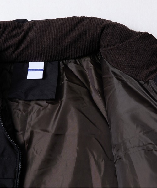 CALIFORNIA OUTFITTERS(カリフォルニア アウトフィッターズ)の「12D8 襟コーデュロイ 中綿ショートジャケット(ダウンジャケット/コート・メンズ・カーキ/ブラック・FREE)」の20枚目の写真