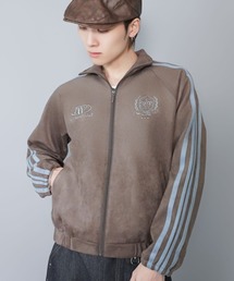 SPINNS | 【しっかり厚手】短丈フェイクスエードブルゾン/裏地付き・春まで対応/ユニセックス(ブルゾン)
