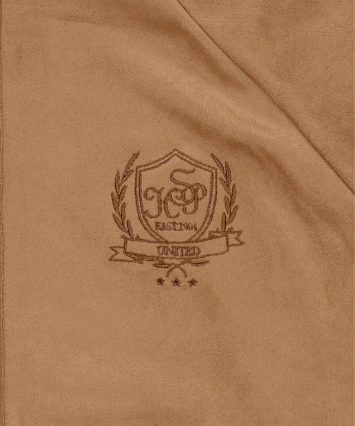 SPINNS（スピンズ）の「【しっかり厚手】短丈フェイクスエードブルゾン/裏地付き・春まで対応/ユニセックス（ブルゾン・メンズ・グレー系その他/ブラウン系その他/ホワイト系その他/ベージュ系その他・ONESIZE）」の13枚目の写真