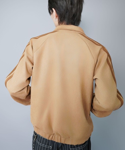 SPINNS（スピンズ）の「【しっかり厚手】短丈フェイクスエードブルゾン/裏地付き・春まで対応/ユニセックス（ブルゾン・メンズ・グレー系その他/ブラウン系その他/ホワイト系その他/ベージュ系その他・ONESIZE）」の8枚目の写真