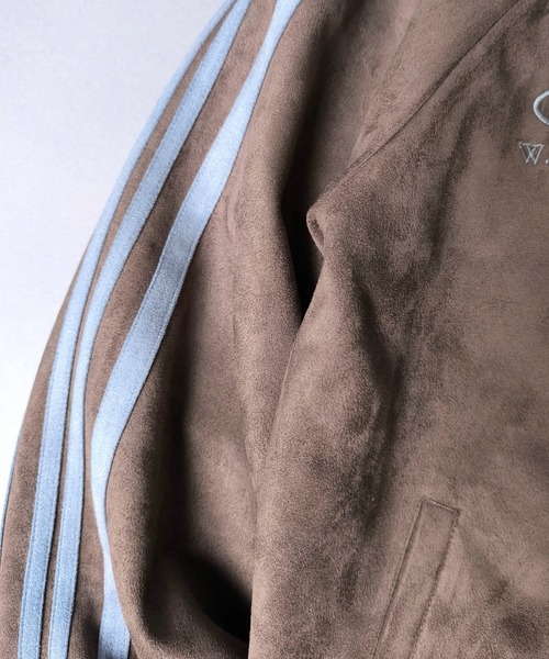 SPINNS（スピンズ）の「【しっかり厚手】短丈フェイクスエードブルゾン/裏地付き・春まで対応/ユニセックス（ブルゾン・メンズ・グレー系その他/ブラウン系その他/ホワイト系その他/ベージュ系その他・ONESIZE）」の19枚目の写真