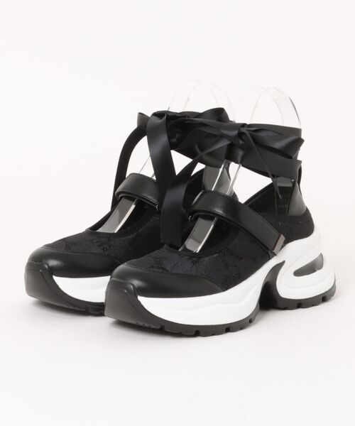 byあしながおじさん（バイアシナガオジサン）の「2WAY厚底バレエスニーカー　8710645（スニーカー・レディース・ピンクベージュ/ブラック/アイボリー・24.5cm/24cm/23.5cm/23cm/22.5cm）」の19枚目の写真